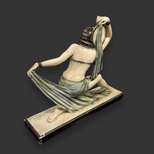 Art Deco Sculpture of a Dancer by Salvatore Melani image-5