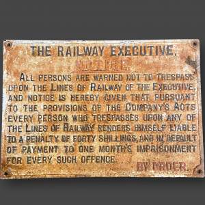 The Railway Executive Notice