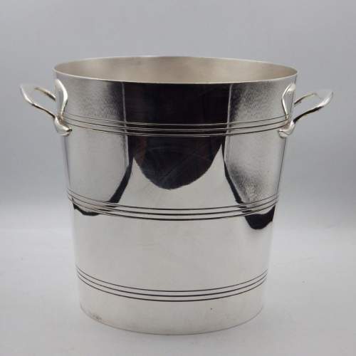 Art Deco 1930s Art Deco Silver Plated Ice Bucket image-1