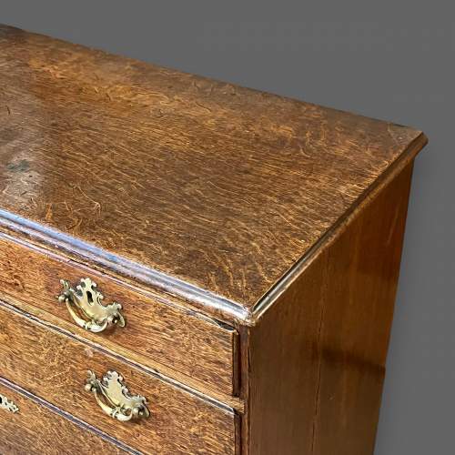 19th Century Small Oak Chest of Drawers image-3
