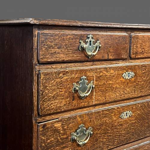 19th Century Small Oak Chest of Drawers image-4