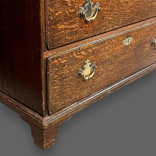 19th Century Small Oak Chest of Drawers image-5