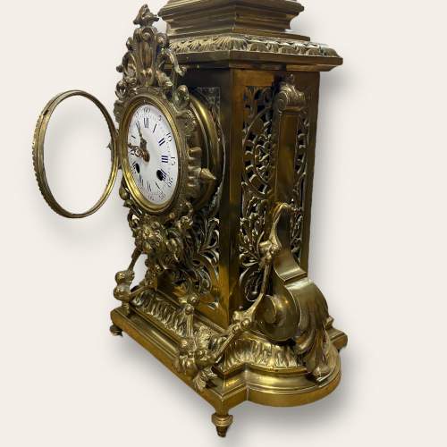 Early 19th Century French Brass Mantle Clock image-2