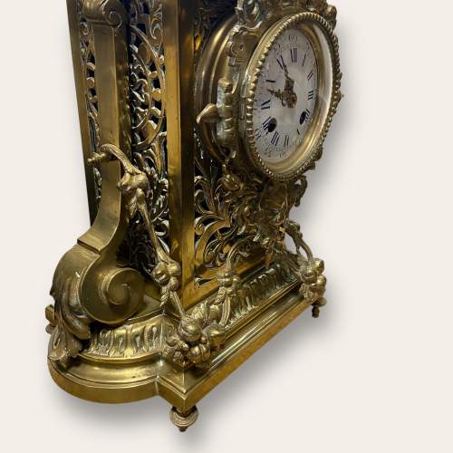 Early 19th Century French Brass Mantle Clock image-3