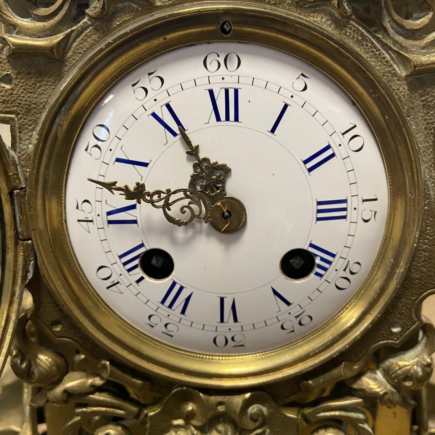 Early 19th Century French Brass Mantle Clock