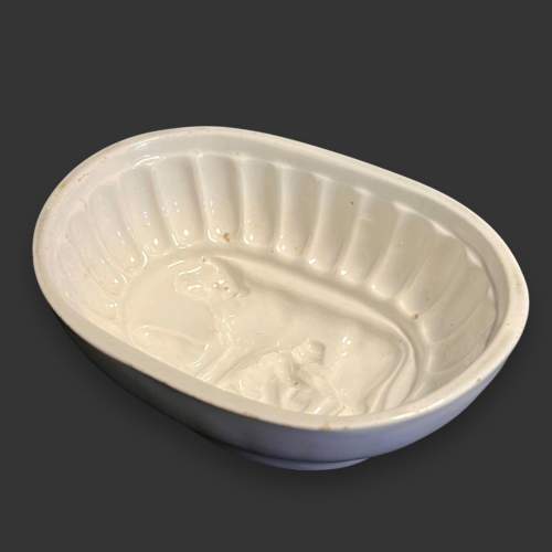 Vintage Dairy Maid Ceramic Jelly Mould image-2