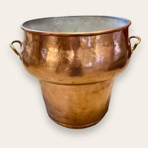 Late 19th Century French Antique Copper Stock Pot