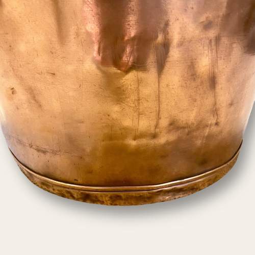 Late 19th Century French Antique Copper Stock Pot image-3
