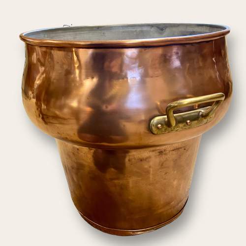 Late 19th Century French Antique Copper Stock Pot image-6