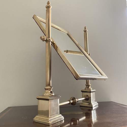 Elegant Brass Table Swing Mirror image-3
