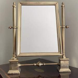 Elegant Brass Table Swing Mirror