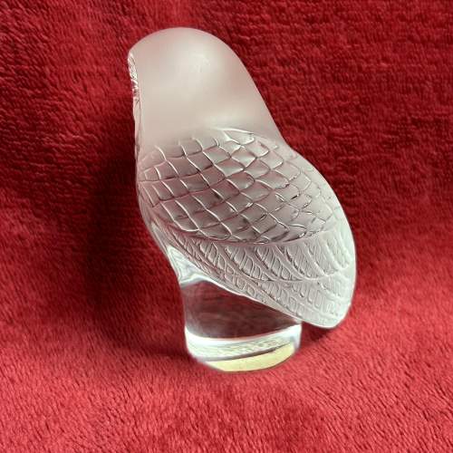 Lalique Chouette Owl Paperweight in Pristine Condition image-3