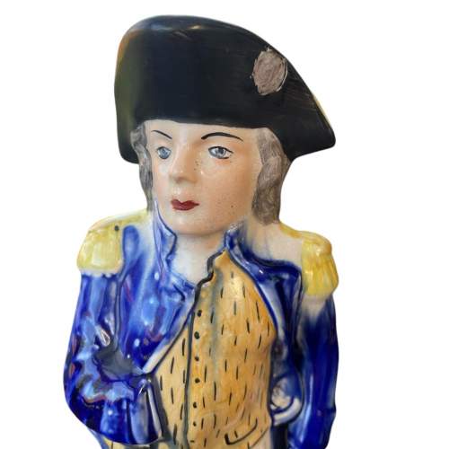 19th Century Staffordshire Jug  As Admiral Nelson image-5