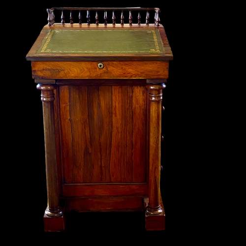 Victorian Rosewood Davenport Desk image-2