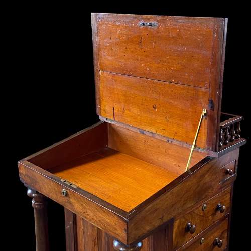 Victorian Rosewood Davenport Desk image-6