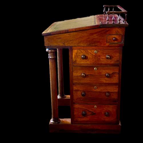 Victorian Rosewood Davenport Desk image-3