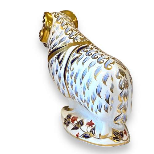 Royal Crown Derby Paperweight of a Ram image-4