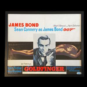 Original James Bond 007 Goldfinger Movie Poster