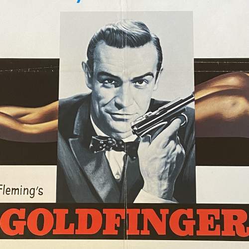 Original James Bond 007 Goldfinger Movie Poster image-3