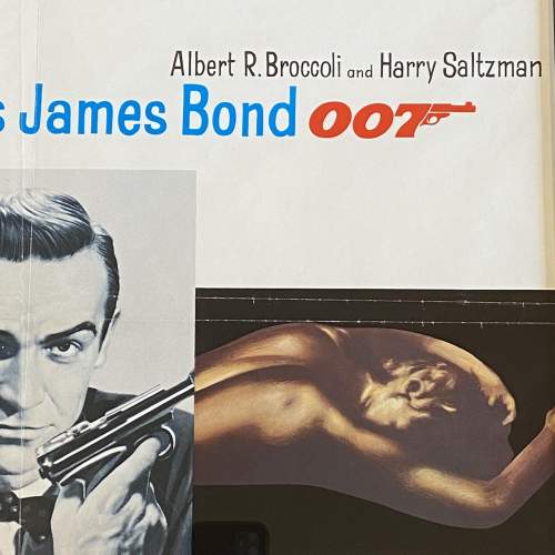 Original James Bond 007 Goldfinger Movie Poster image-4