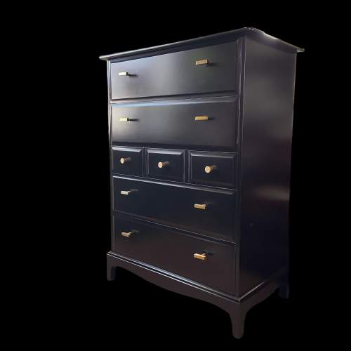 Stag Black Finished Tallboy Chest image-1