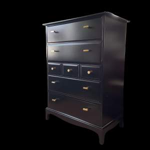 Stag Black Finished Tallboy Chest