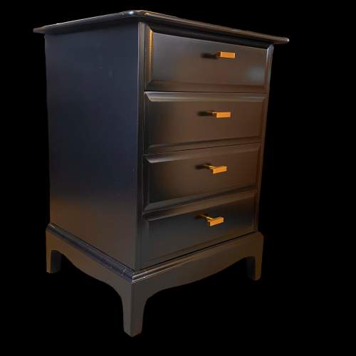Stag Black Finished Four Drawer Chest image-1