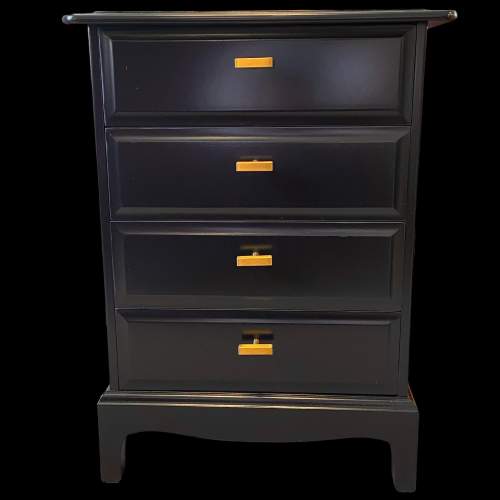 Stag Black Finished Four Drawer Chest image-6