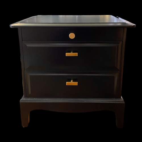 Stag Black Finished Two Drawer Cabinet with Shelf image-6