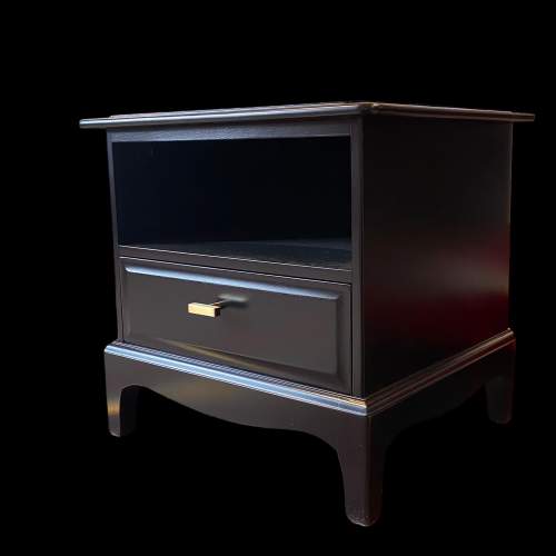 Stag Black Finished Single Drawer Cabinet image-1