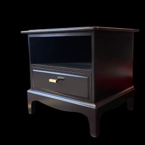 Stag Black Finished Single Drawer Cabinet