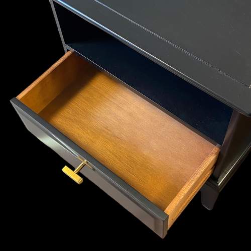 Stag Black Finished Single Drawer Cabinet image-3