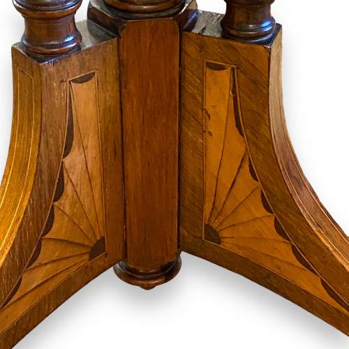 Victorian Inlaid Rosewood Occasional Table image-4