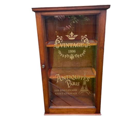 A 20th Century Mahogany Counter Top Shop Display Cabinet image-1
