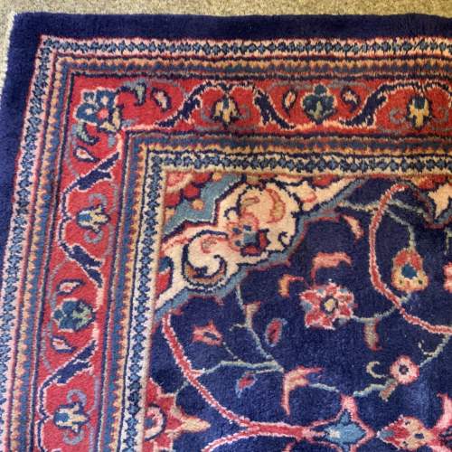 Hand Knotted Persian Runner Sarouk Single Medallion All Over Design image-4