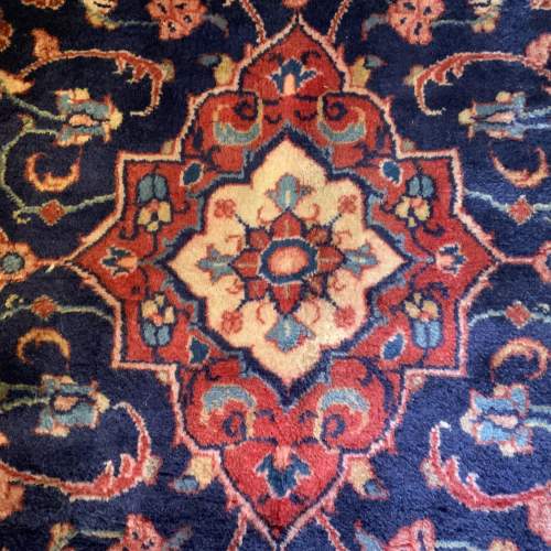 Hand Knotted Persian Runner Sarouk Single Medallion All Over Design image-5