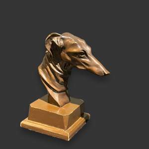 Bust of a Hunting Dog