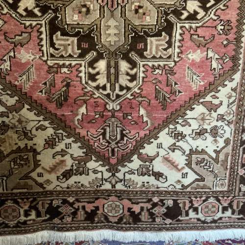 Superb Hand Knotted Persian Rug Heriz Super Muted Colours image-2