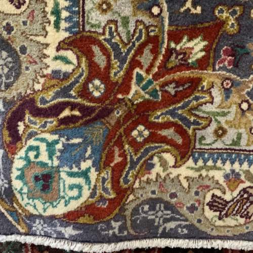 Unusual Hand Knotted Persian Rug Kashan Wonderful All Over Design image-4