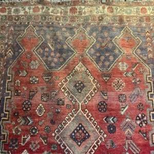 Stunning Hand Knotted Persian Rug Afshar Superb Muted Colours