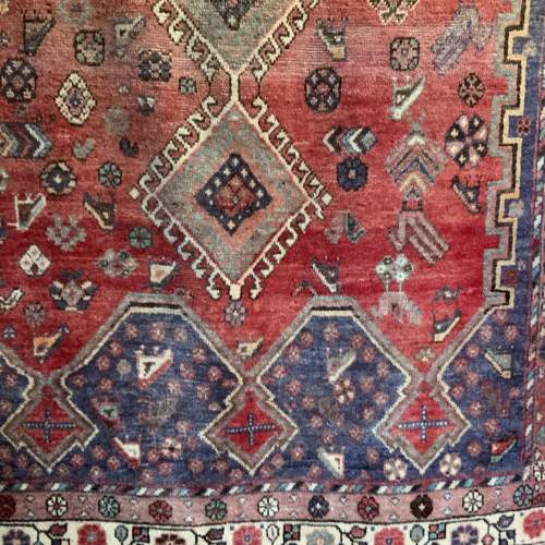 Stunning Hand Knotted Persian Rug Afshar Superb Muted Colours image-2