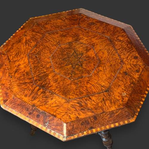 Olive Wood Burr Top Table image-2