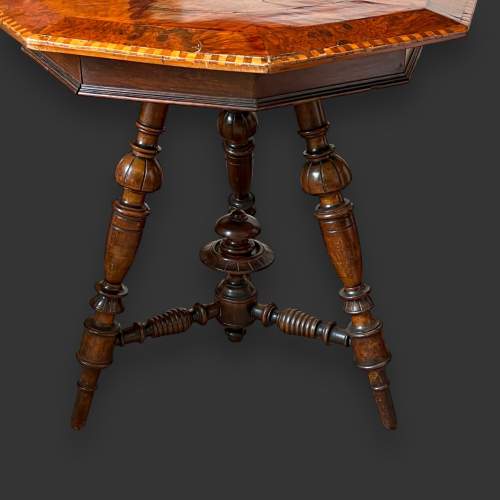 Olive Wood Burr Top Table image-4