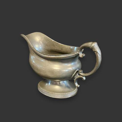 Late 19th Century Pewter Sauce Boat image-3