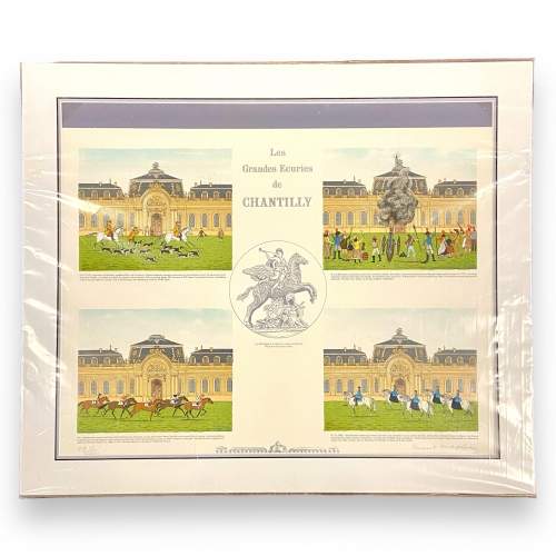Vincent Haddelsey Signed Print - Les Grandes Ecuries de Chantilly image-1