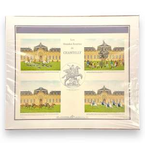 Vincent Haddelsey Signed Print - Les Grandes Ecuries de Chantilly