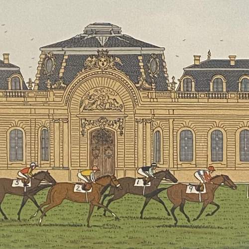 Vincent Haddelsey Signed Print - Les Grandes Ecuries de Chantilly image-4