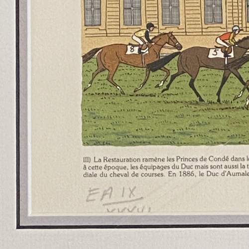 Vincent Haddelsey Signed Print - Les Grandes Ecuries de Chantilly image-5