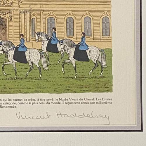 Vincent Haddelsey Signed Print - Les Grandes Ecuries de Chantilly image-6