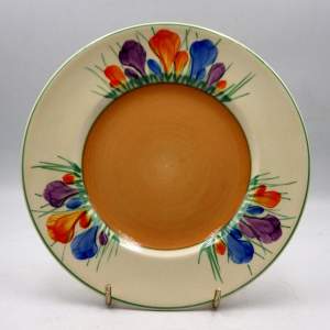 Clarice Cliff Art Deco Autumn Crocus Tea Plate